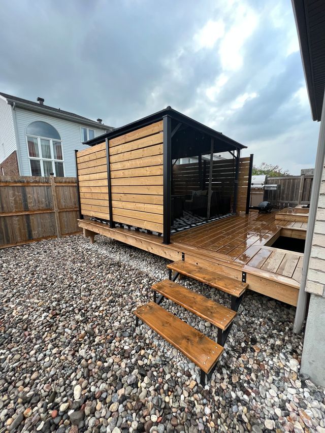 Entryway with fresh, warm coat and trim details