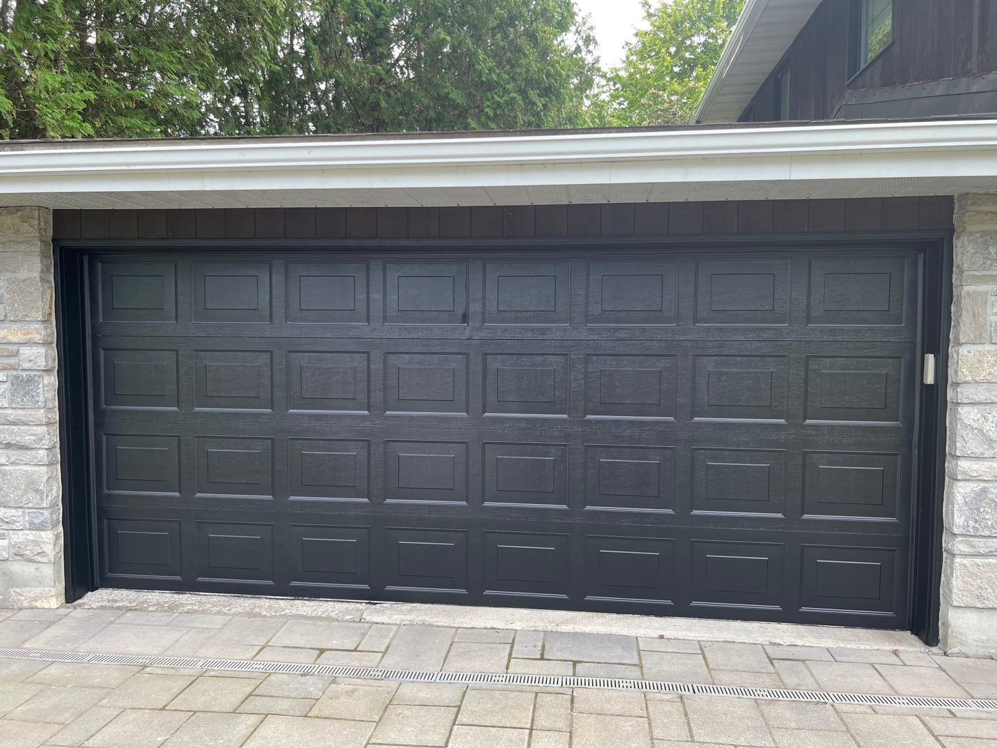 Garage door after repaint in Barrhaven