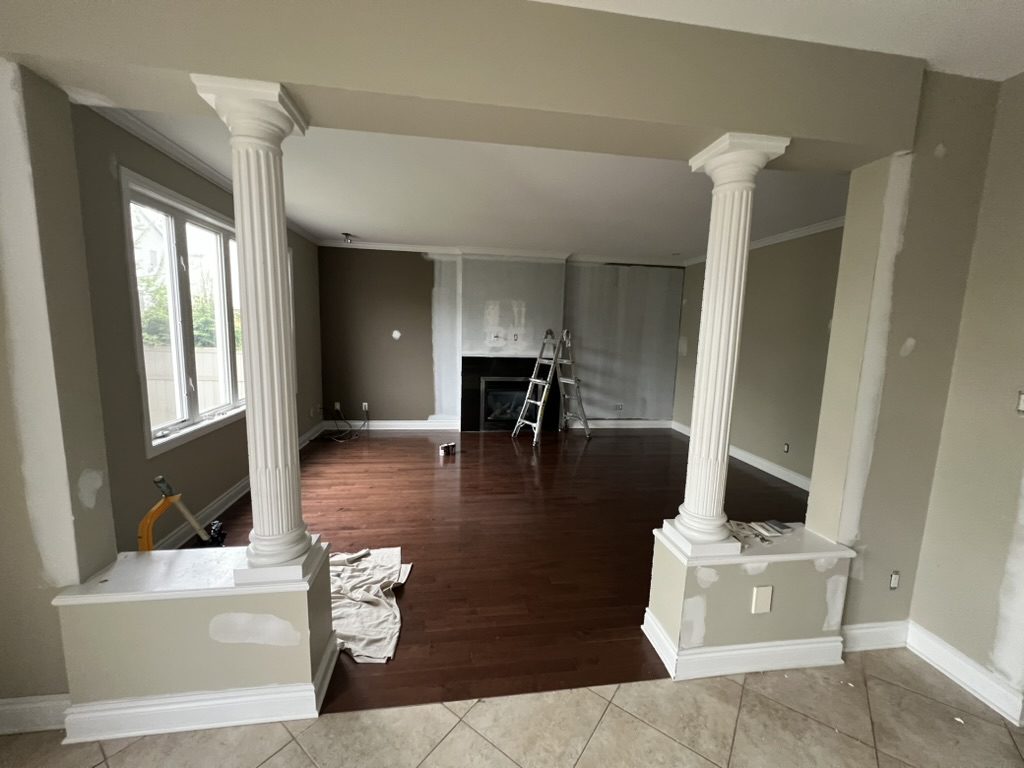 Condo before full repaint in Ottawa Centre