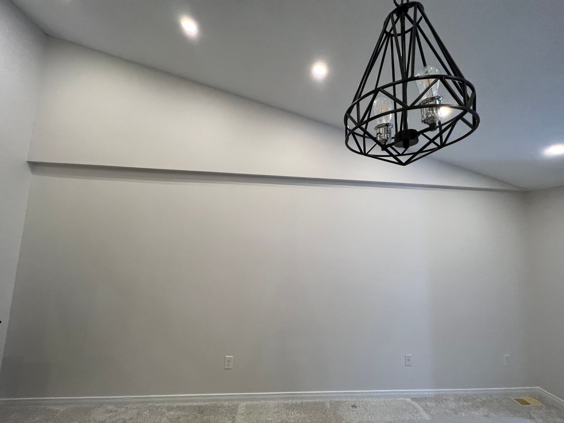 Accent wall – before